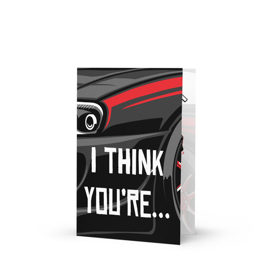 Supra Cute Greeting Card - 5x7